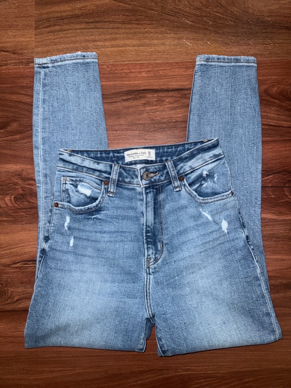 Abercrombie & Fitch Skinny Ankle High Rise 25/0R Curve Love